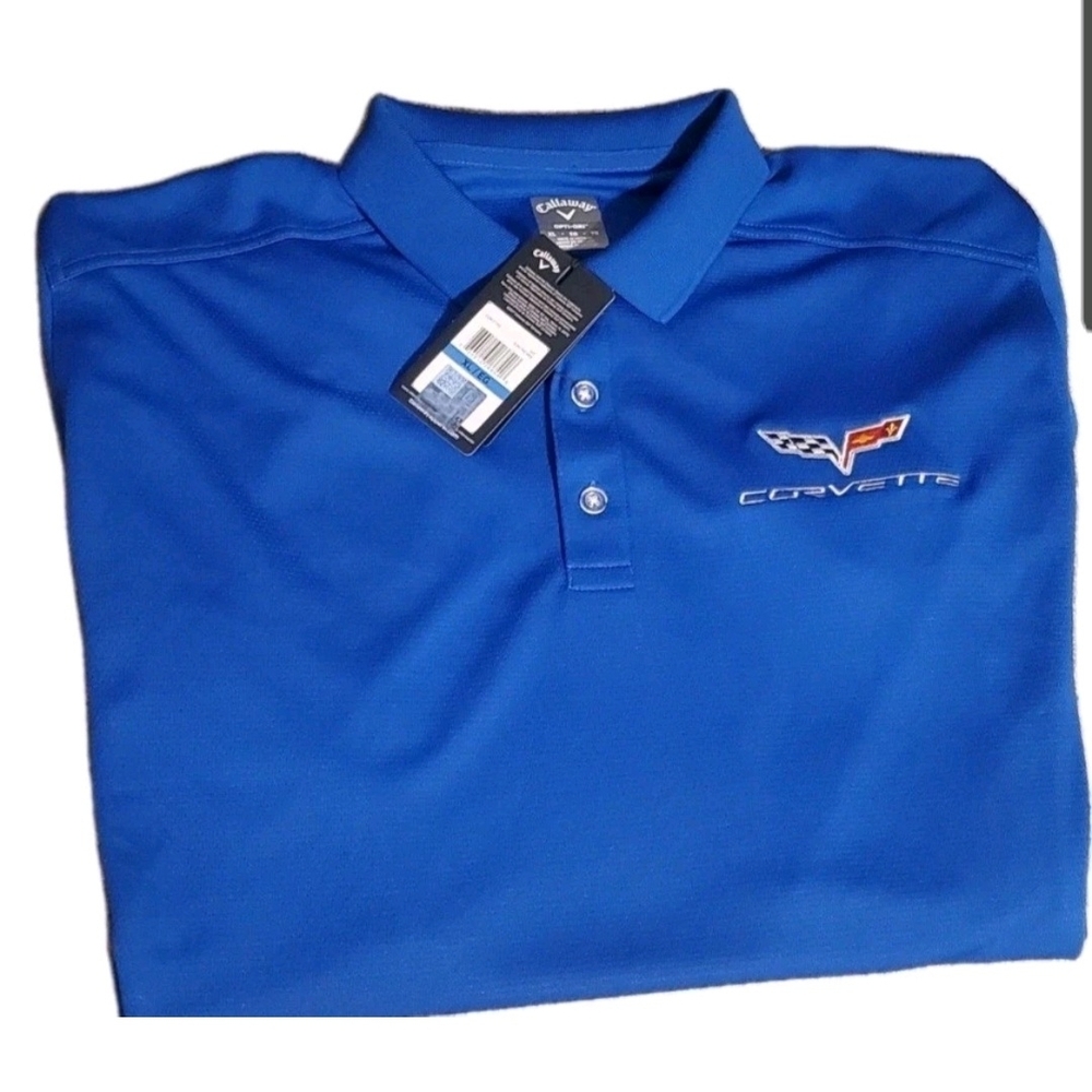 Callaway Blue Corvette Polo Shirt